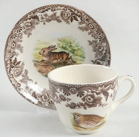 Woodland Flat Cup & Saucer Set