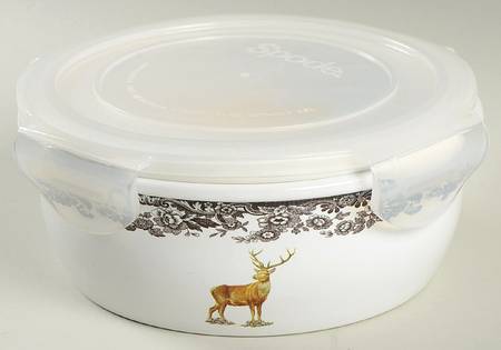 Woodland 6" Round Food Storage Container & Plastic Lid