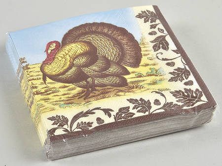 Woodland Package of Paper Beverage Napkins