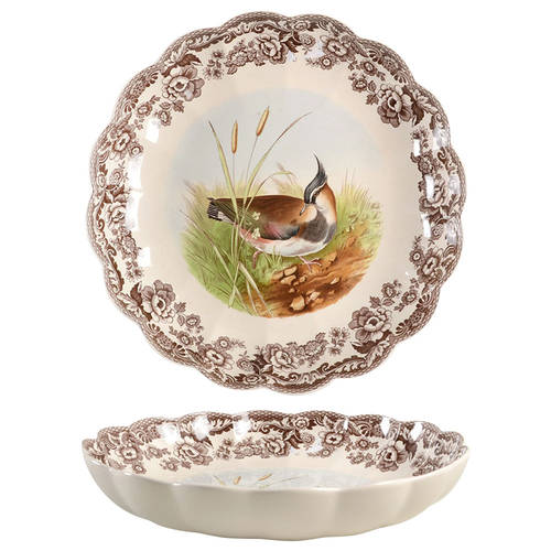Woodland 12" Round Fluted Dish
