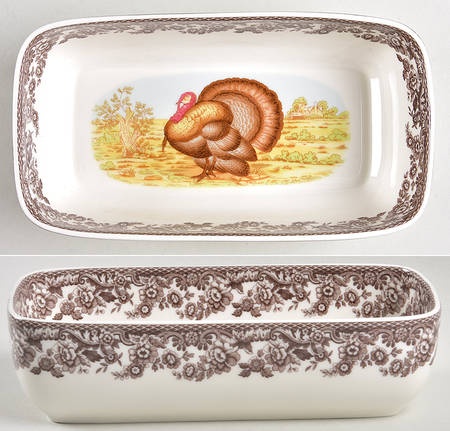 Woodland Cranberry Bowl by Spode