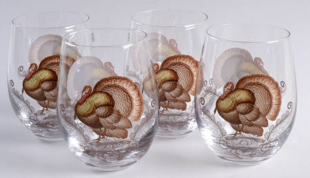 Woodland Glassware Stemless Wine - Set of 4 by Spode