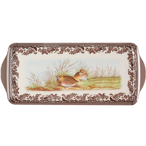 Woodland 15" Handled Melamine Sandwich Tray by Spode