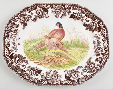 Woodland 14" Oval Serving Platter by Spode