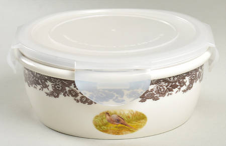 Woodland 6" Round Food Storage Container & Plastic Lid