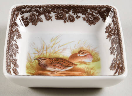Woodland 3" Square Dish by Spode