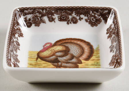 Woodland 3" Square Dish by Spode