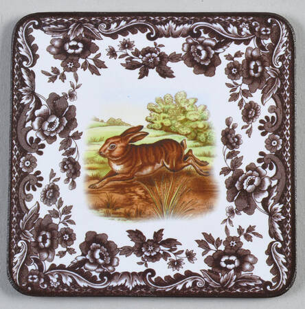 Woodland Square Corkback Coaster