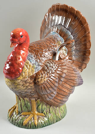 Woodland Figural Tureen & Lid with Ladle