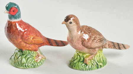 Woodland Figural Salt and Pepper