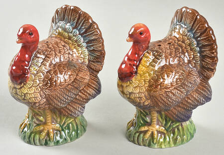 Woodland Figural Salt and Pepper