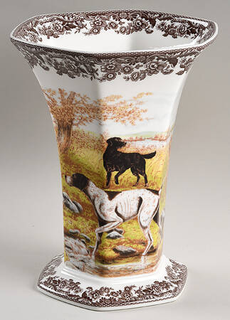 Woodland 10" Hexagonal Vase by Spode