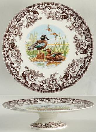 Woodland 10" Diameter Pedestal Cake Stand by Spode