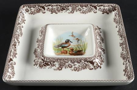 Woodland 1 Piece Square Chip and Dip