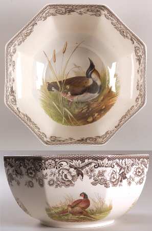 Woodland 10" Octagonal Vegetable Bowl