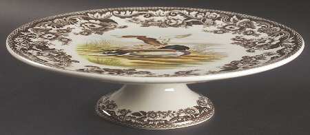 Woodland 10" Diameter Pedestal Cake Stand
