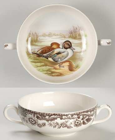 Woodland Flat Cream Soup Bowl