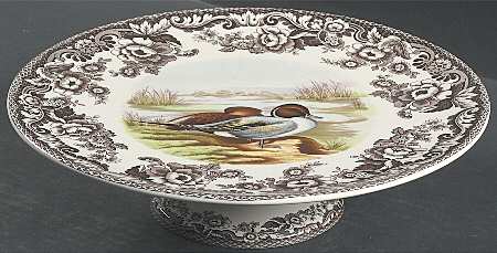 Woodland 10" Diameter Pedestal Cake Stand
