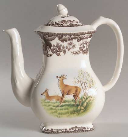 Woodland Coffee Pot & Lid by Spode