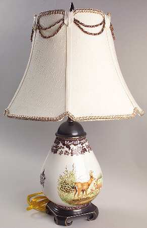 Woodland Electric Bulb Vase Lamp & Shade