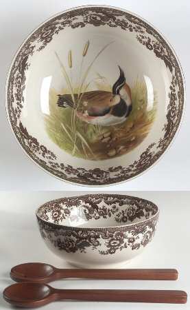 Woodland Salad Set (SB9M1 & Wood Server)