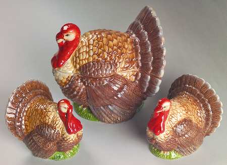 Woodland 3 Piece Figural Set (SAP & CVDF) by Spode