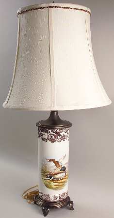 Woodland Electric Pasta Jar Lamp & Shade