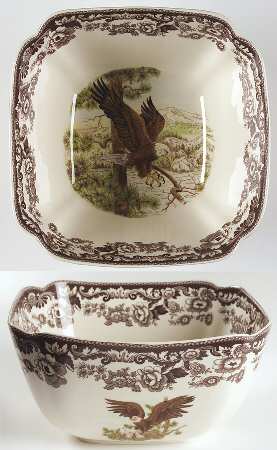 Woodland 9" Square Vegetable Bowl