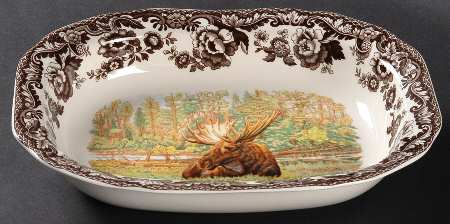 Woodland 9" Oval Vegetable Bowl