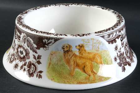 Woodland Dog Bowl by Spode