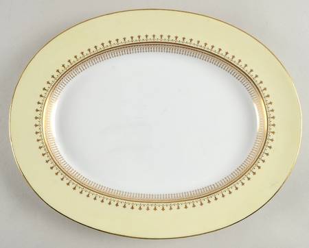 Y5905-Y7230 12" Oval Serving Platter