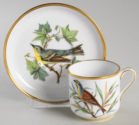 Y6437 Footed Demitasse Cup & Saucer Set by Spode