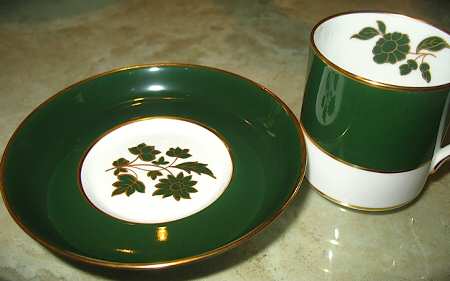 Y7189 Flat Demitasse Cup & Saucer Set