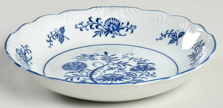 Blue Dresden Coupe Soup Bowl