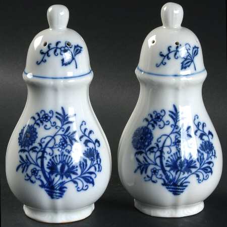 Blue Dresden Salt & Pepper Set