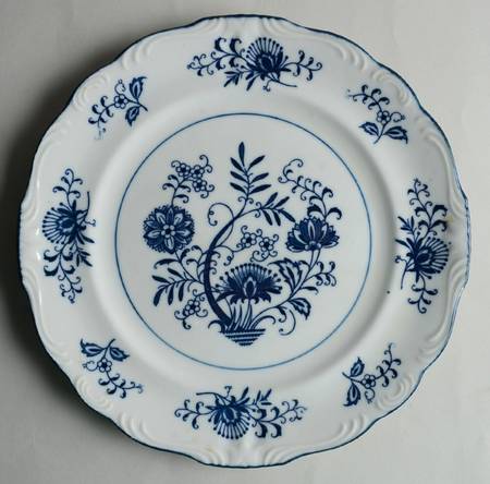 Blue Dresden Dinner Plate by Sphinx Import