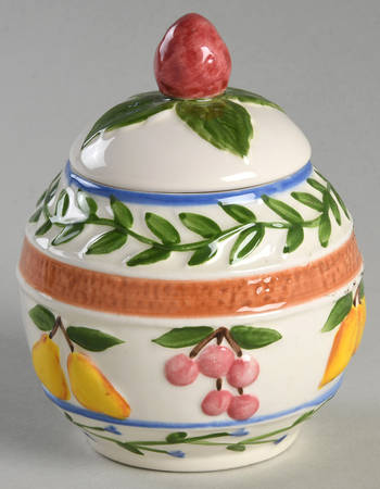 Fresh N' Fruity Strawberry Basket-Sugar & Lid