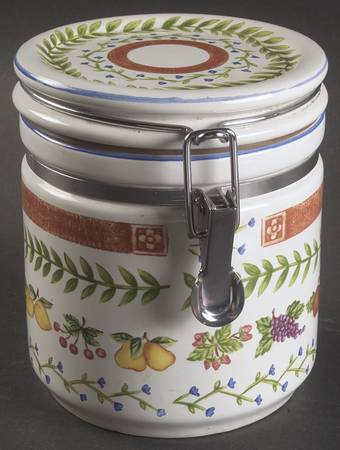 Fresh N' Fruity Small Canister with Hinged Lid