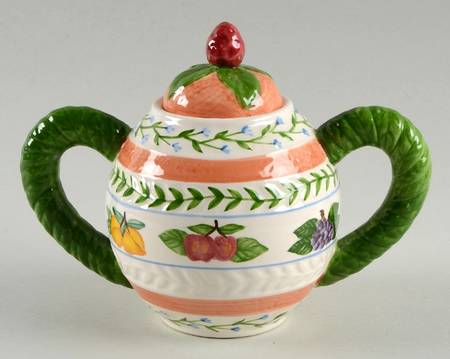 Fresh N' Fruity Sugar Bowl & Lid
