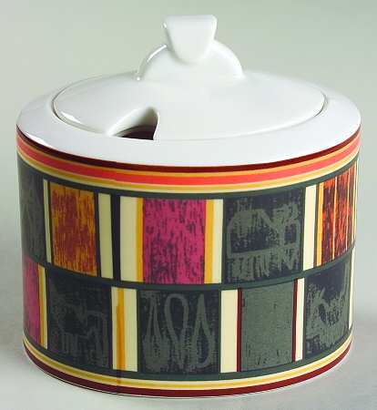 Akan Sugar Bowl & Lid