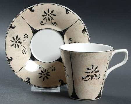 Athena Flat Cup & Saucer Set