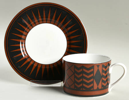 Calabash Flat Cup & Saucer Set