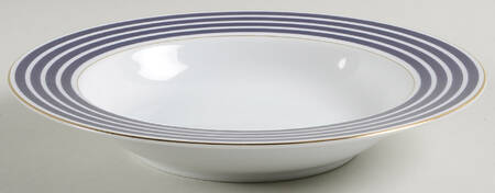 Calista Cobalt Blue Large Rim Soup Bowl