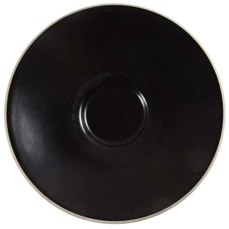 Colorstone Matte Black Saucer
