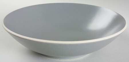 Colorstone Matte Gray 9" Round Vegetable Bowl