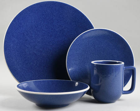 Colorstone Sapphire (Textured) 4 Piece Place Setting