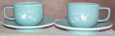 Colorstone Vert de Gris (Textured) Flat Cup & Saucer Set