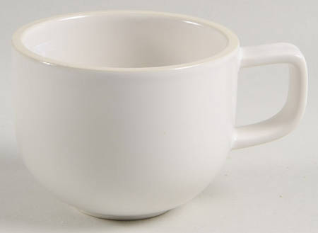 Colorstone White (Not Textured, Matte) Flat Cup