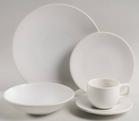 Colorstone White (Not Textured, Matte) 40 Piece Estate Set