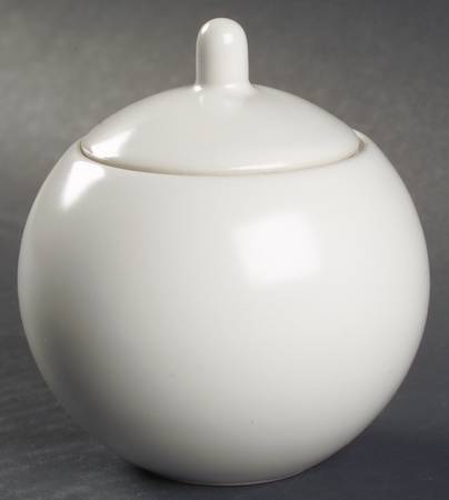 Colorstone White (Not Textured, Matte) Sugar Bowl & Lid